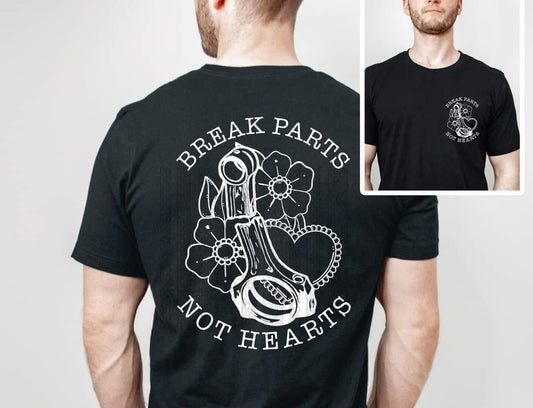 Break Parts Not Hearts - Adult's Short-Sleeve T-Shirt