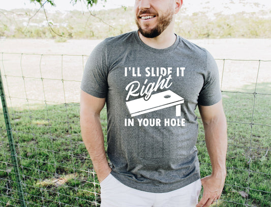 I'll Slide - Adult's Short-Sleeve T-Shirt
