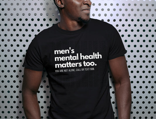 Men's Mental Health - Adult's Short-Sleeve T-Shirt